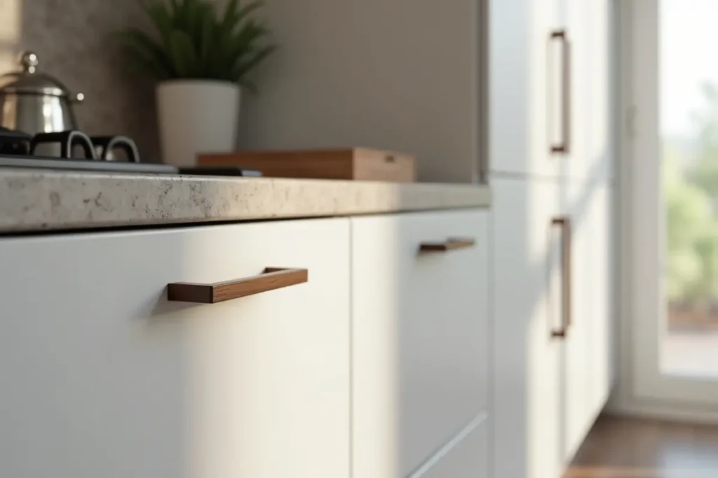 cabinet handles influencing kitchen design aesthetics and usability