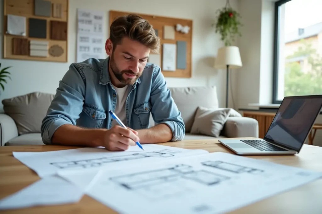 homeowner planning major home remodeling project with key considerations