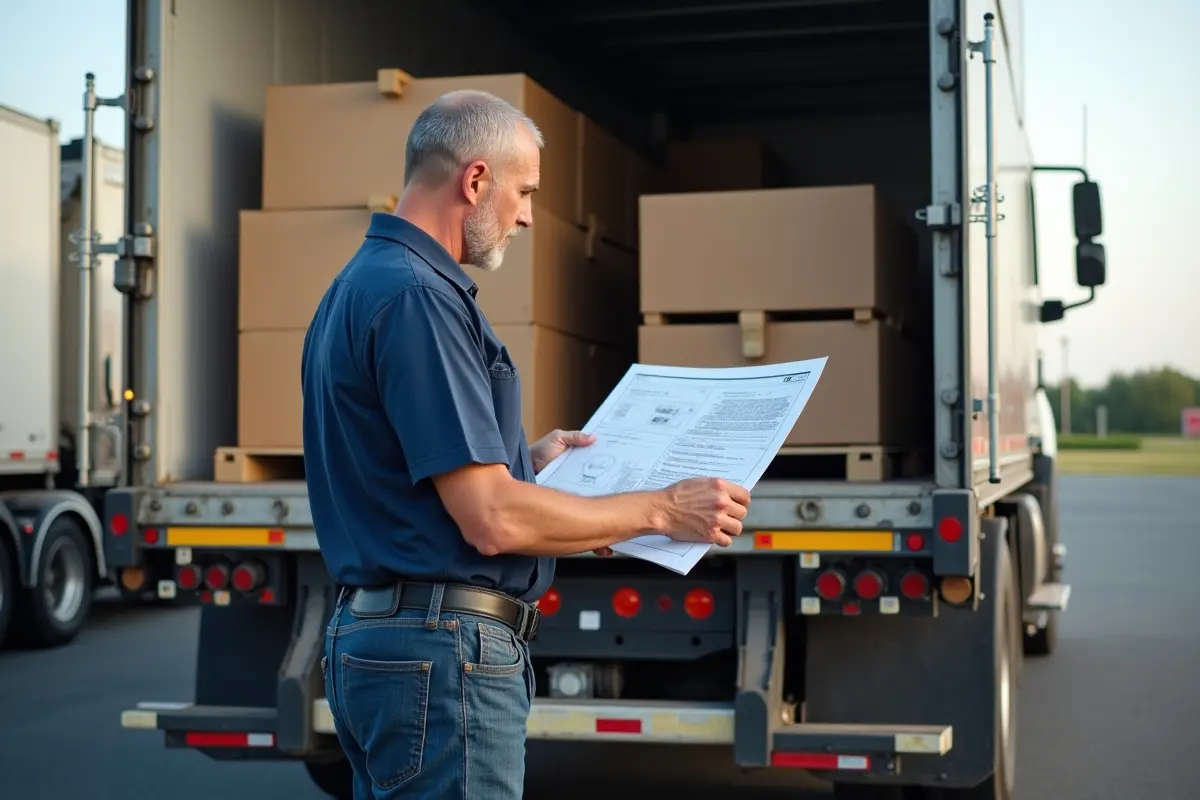 driver optimizing load distribution to improve vehicle safety and stability