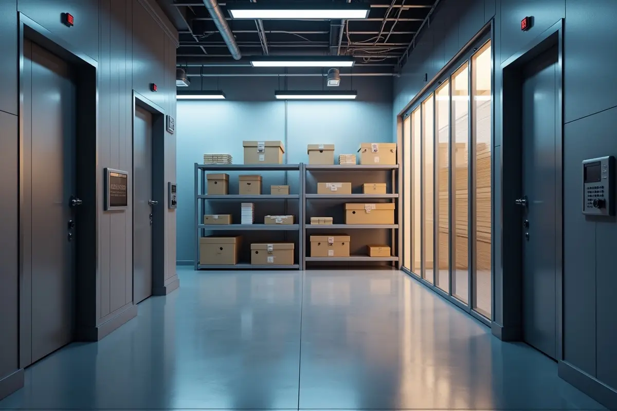 climate controlled storage unit protecting sensitive belongings from temperature changes