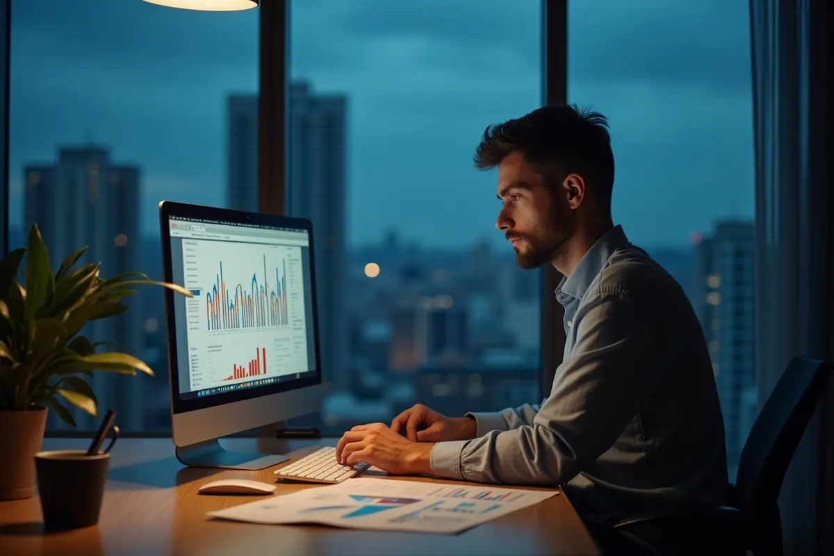 business owner using professional seo to transform online visibility